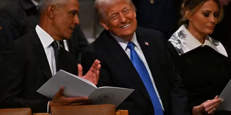 Funeral de Jimmy Carter em Washington reúne Trump, Biden, Obama e outros líderes políticos dos EUA