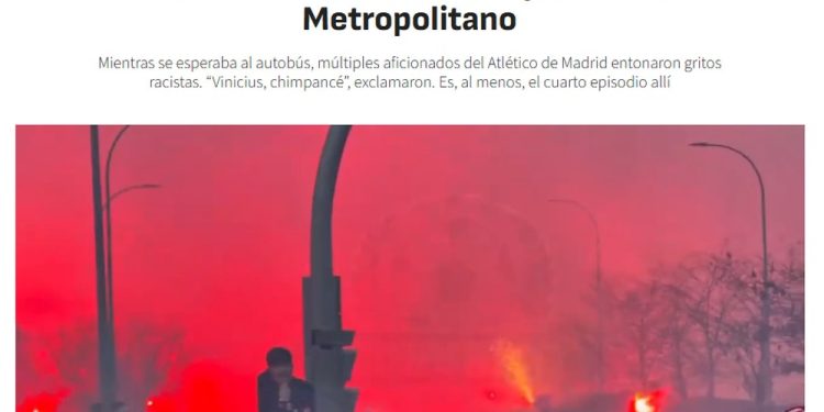 Vini Jr. é alvo de racismo de torcedores do Atlético de Madrid antes de clássico na Champions