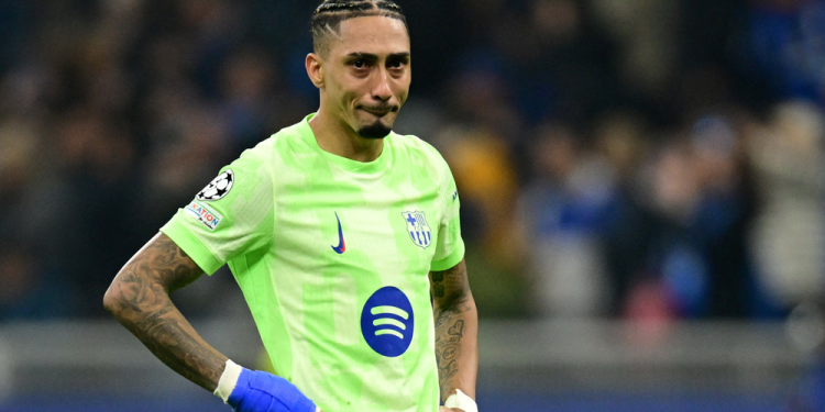 Raphinha assume artilharia da Champions League e iguala recorde de Cristiano Ronaldo